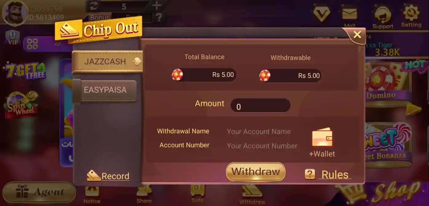 Teen Patti Show Withdraw Method Banner